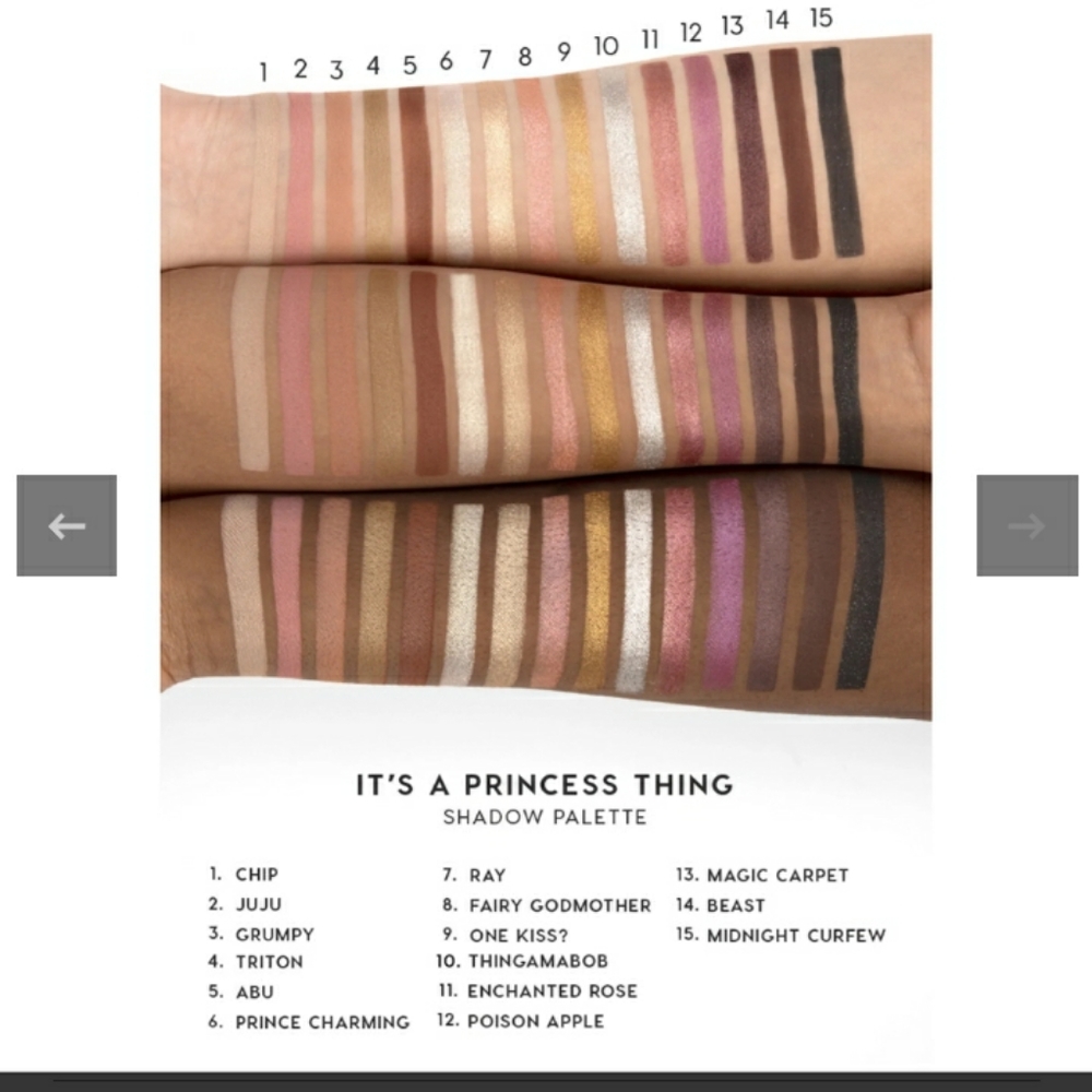 Colourpop dishes princess eye shadow